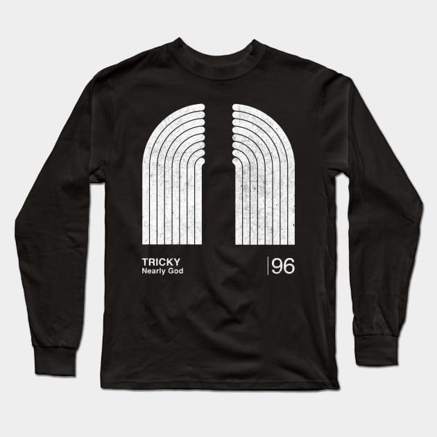 Nearly God / Minimalist Graphic Design Fan Artwork Long Sleeve T-Shirt by saudade